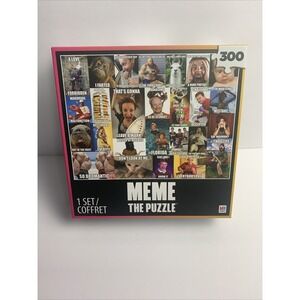 Milton‎ Bradley MEME THE PUZZLE Jigsaw Puzzle 300 Pieces 18" X 24" Funny Memes